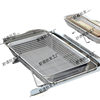 Stainless Steel Drain Basket Water Storage Rack Sink Dish Rack Household Drain Rack Kitchen Telescopic Drain Rack
