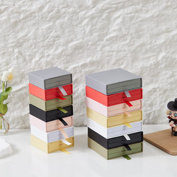 Pull-out PE Film Suspension Box Dustproof Light Luxury Exquisite Packaging Box Advanced Sense Handstring Earrings Pendant Jewelry Box