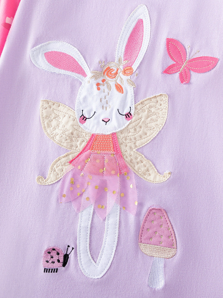 New Autumn Girls' Dress, Cartoon Princess Dress, Cute Baby Cotton Dress