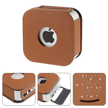 Factory Direct Sales Suitable for Mac Mini Apple Computer Host Protective Cover Mini4 Computer Host Leather Case