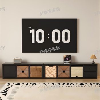 Medieval Style Black Plaid Cabinet Living Room Partition Cabinet Modern Simple Bookcase Accessible Luxury Combination Cabinet Sense Tv E^