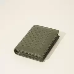 2025 New Card Holder Female Business Card Holder Male Small Exquisite High-End Card Holder Portable Business Weaving Ready Stock Wholesale