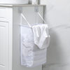 Mesh Wall-Mounted Dirty Clothes Basket Washable Portable Bathroom Laundry Storage Bag Three-Dimensional Hanging Bag