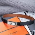 Stainless steel silver buckle + original first layer black cowhide