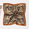 Cross-Border 50cm Satin Cashew Flower Square Scarf for Women Spring and Summer European and American Street Hip-Hop Decorative Silk Scarf Printed Neck Scarf