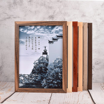 Solid Wood photo frame manufacturers wholesale table 7 inch 6 8 10 A4 Wall 4 open 8K frame a3 jigsaw picture frame