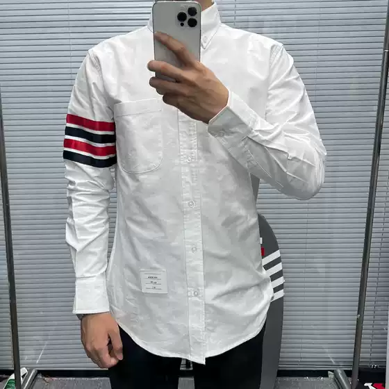 Tom Four-Stitch Denim Shirt Jacket Washed Trucker Jacket for Men Casual Outerwear - TB Label