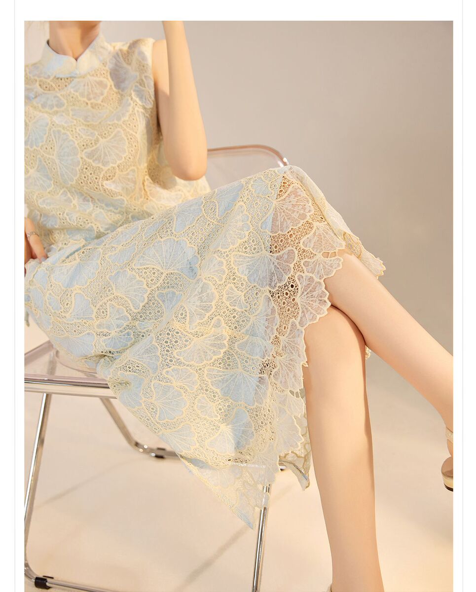 Set áo vest không tay thêu hoa kèm chân váy midi dài hai mảnh — Váy Midi Xanh Nước Biển (Giao Hàng Ngay), Váy Midi Xanh Nước Mây (Giao hàng trong 7 ngày), Áo Vest Xanh Nước Biển (Giao Hàng Ngay), Áo Vest Xanh Nước Biển Cloud (Giao hàng trong 7 ngày)