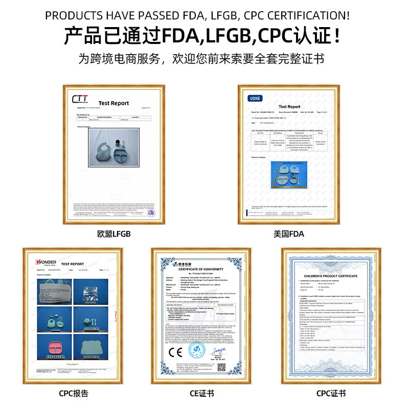 Food Grade Silicone Spoon and Fork Set Baby Food Supplement Fork and Spoon Baby Soft Spoon Wooden Handle Food Supplement Tableware Kidsren Learn to Eat