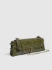 Single Shoulder Lock Buckle Antique Bronze Crossbody Bag, Shoulder Bag, Clutch Bag, Underarm Bag, Chain Women's Bag, Wholesale Trendy Small Square Bag