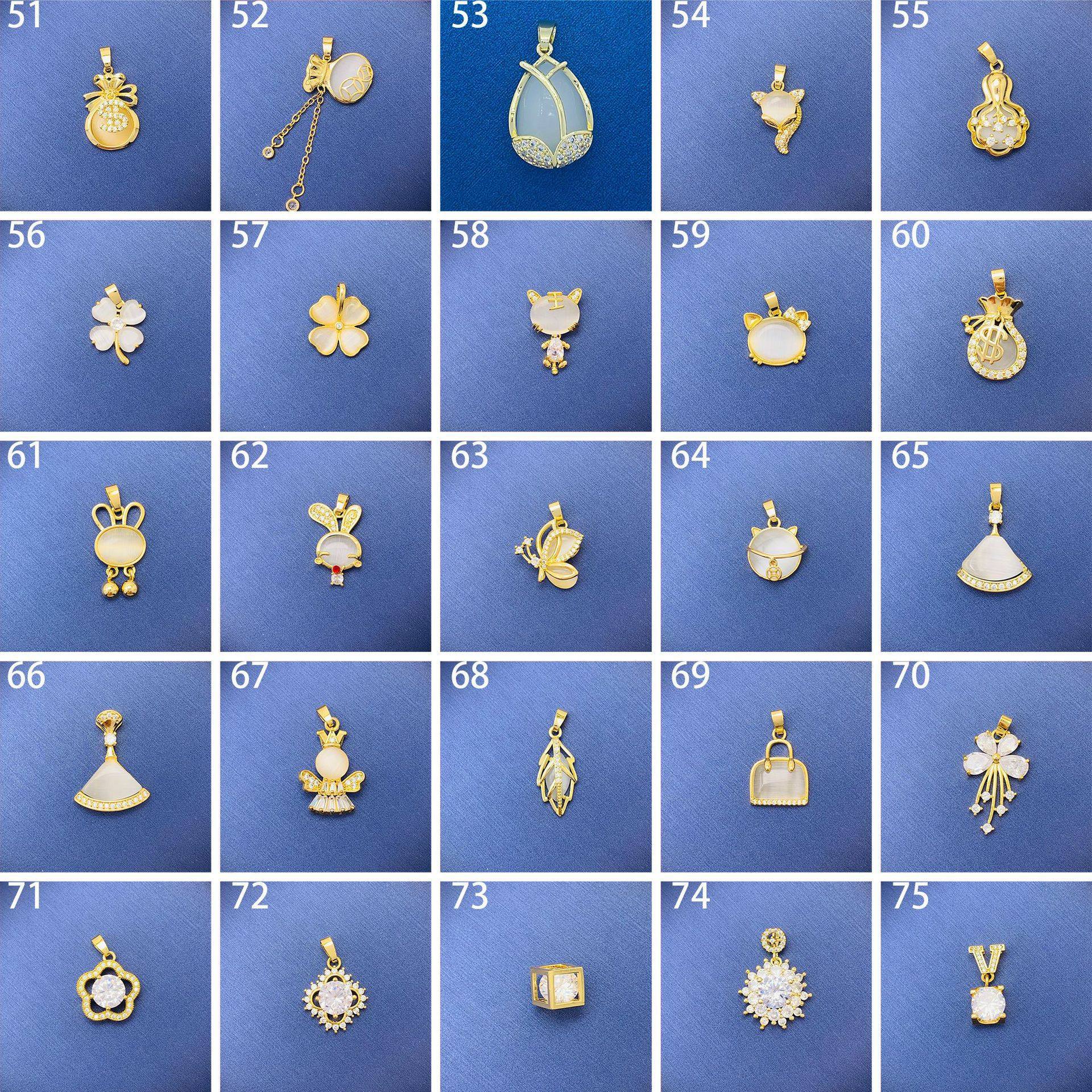 Hundreds of pendant accessories wholesale casual matching diy jewelry Net red trembles explosions without chain