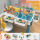 Многофункциональные крупногабаритные развивающие игрушки для маленьких мальчиков 3-6 лет, совместимые с детским строительным столом Lego из крупных частиц mini 46