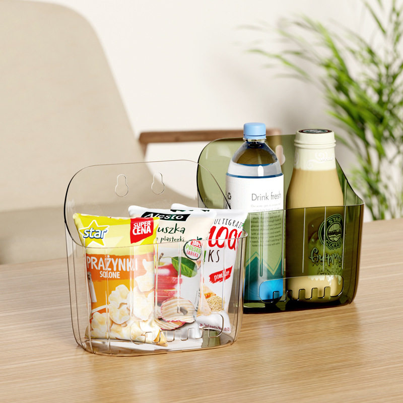 Two-way hanging kitchen storage basket multi-layer wall-mounted hanging basket ginger, onion and garlic storage box bathroom desktop storage basket