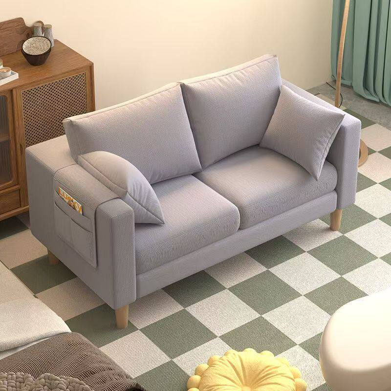 沙发小户型北欧简约现代卧室出租房简易网红双人三人客厅布艺沙发