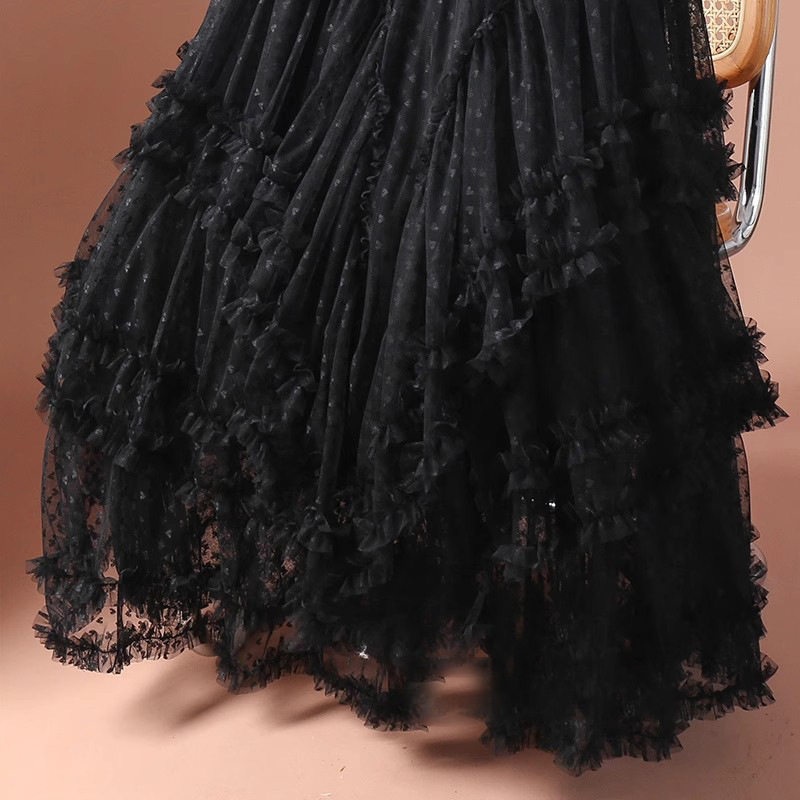 Mesh High-Waisted Skirt — Image 27