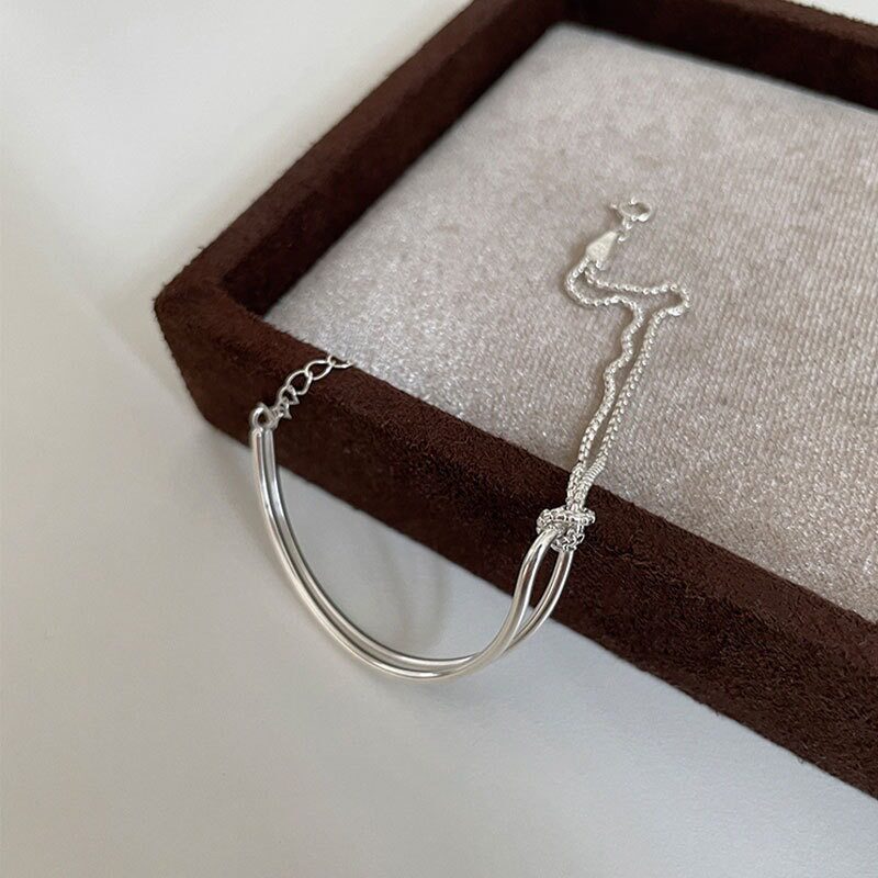 Niche Design Korean Style European and American Fashion Trendy Half Chain Bracelet for Women 2025 New Trendy Simple Bracelet Bracelet