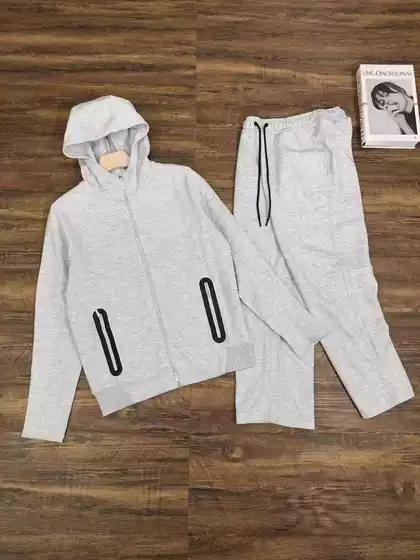 25 Years New Cross-Border Technology Casual Sports Hooded Jacket Casual Pants Jacket Suit 454-461