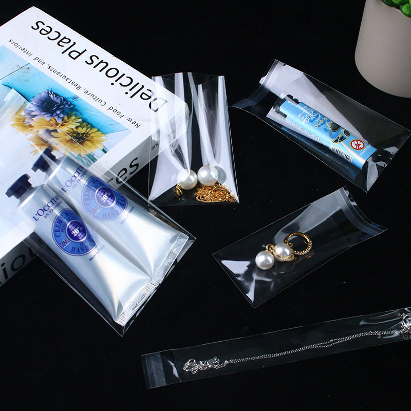 Transparent Ziplock Bag Jewelry Packaging Opp Plastic Bag Wholesale Opp Small Self-Adhesive Bag Printable Opp Self-Adhesive Bag