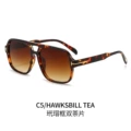 Tortoiseshell frame gradient brown lens