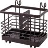 Wrought Iron Drying Chopsticks Cage Household Kitchen Chopsticks Storage Rack Countertop Desktop Chopsticks Cage Spoon Storage Box Chopsticks Holder