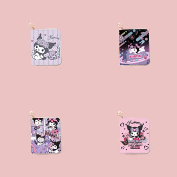 Cross-Border Dropshipping Girl Short Zipper Cute Kuromi Cartoon Wallet Coin Purse Id Bag Card Holder