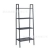 Trapezoidal Storage Rack Bedroom Kitchen Metal Iron Storage Books and Newspaper Flowers Storage Rack Trapezoidal Storage Rack