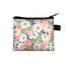 New Floral Coin Purse Women's Portable Card Bag Coin Key Storage Bag Coin Coin Coin Coin Bag Card Bag Small Square Bag