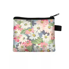 Direct Sale from the Manufacturer: Printed Coin Purse, Waterproof Polyester, Japanese-Style Design, Trendy Women's Cartoon Street Fashion