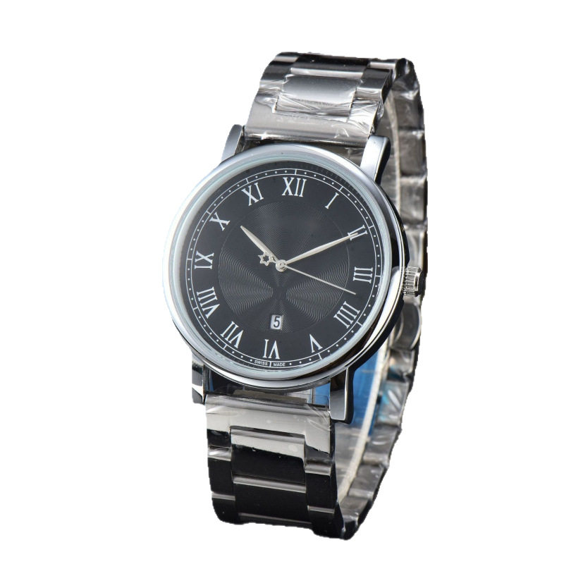 2023 Cross-Border Hot Style Simple Fashion Versatile Men's Quartz Watch Round Dial Men's Watch Manufacturer Wholesale