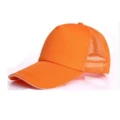 Orange mesh cap