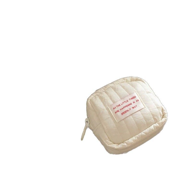 Minimalist Niche Coin Purse, Small Square Bag, Cute Lipstick Bag, Multifunctional Earphone Storage Bag, Portable Mini Makeup Bag