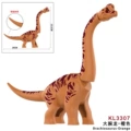 Kl3307-orange brachiosaurus (for foreign trade purposes only, may not meet domestic product standards, domestic sales and use are prohibited)
