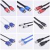 HDMI Cable Hd Cable Black Light Leather Cable Od7.0 No Network Ring High Definition Audio and Video Cable