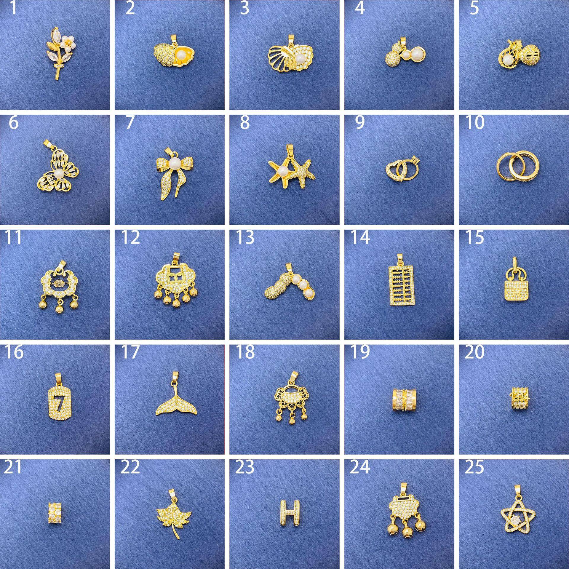 Hundreds of pendant accessories wholesale casual matching diy jewelry Net red trembles explosions without chain