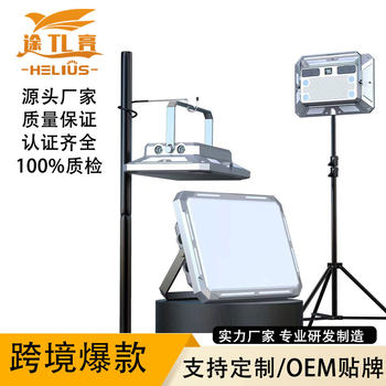 Cross-Border New Work Light Rechargeable Waterproof Ultra-Bright Strong Light Multi-Functional Portable Light Portable Outdoor Camping Tent Light