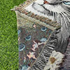 American Tapestry Cat Polyester Cotton Blanket European Style Home Decoration Fabric Washable Thickeneded Tapestry