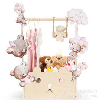 New Wooden Storage Basket Universal Toy Solid Wood Baby Storage Box Household Newborn Baby Storage Box