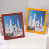 24 inch 30 inch A4A3 photo frame decorative frame simple wooden colorful photo frame creative fashion desktop decorative wooden frame