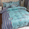 Nantong Fulena Four-piece Set Wholesale Chinese Style Sanding Washed Cotton Bed Sheet Quilt Cover Gift Four-piece Set for Hair