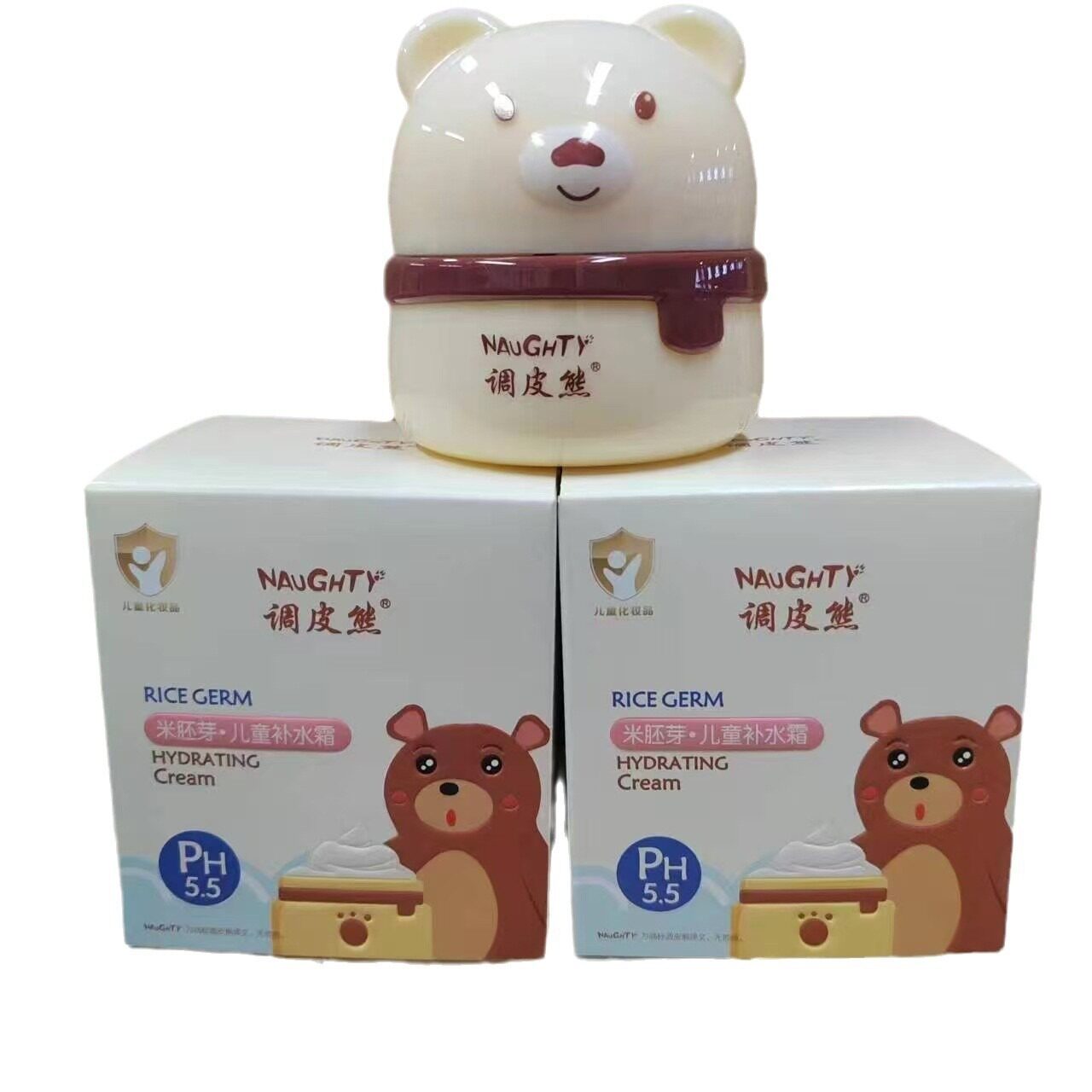 Naughty Bear Children's Moisturizing Cream 50g Hydrating Anti-Chapping Moisturizer Baby Face Cream Nourishing Children's Face Cream Wholesale 24H