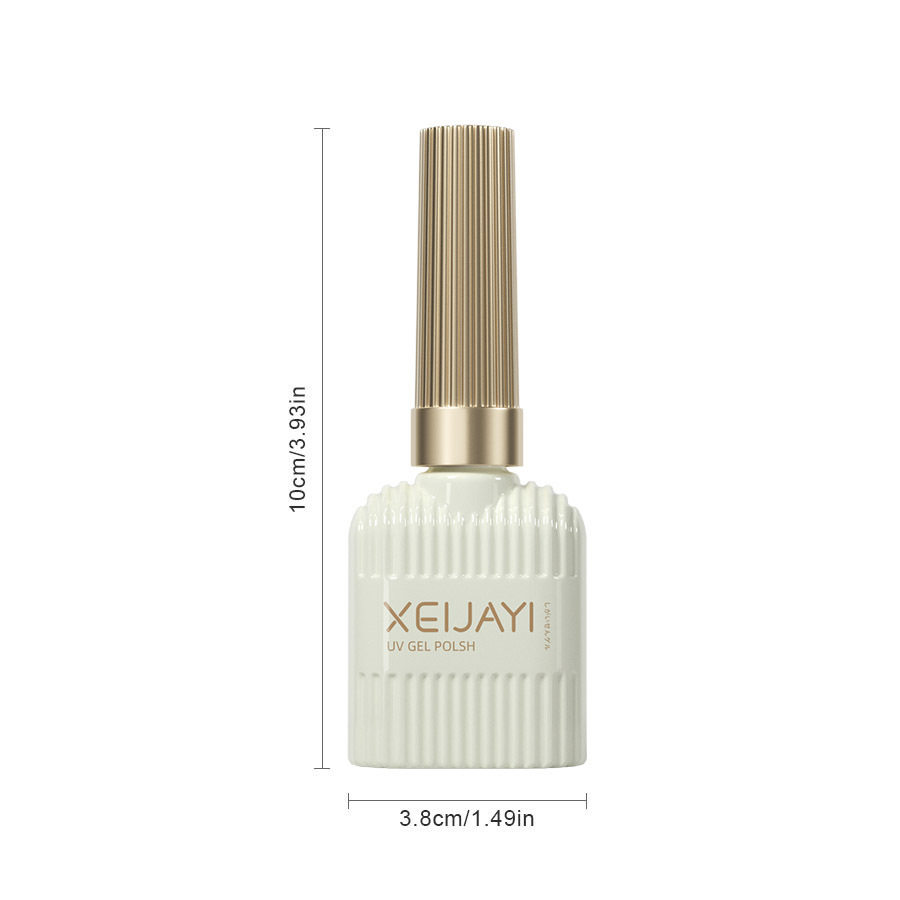 Net red flash virtue pull disco broken drill nail polish glue 2023 new white nail art suit