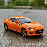 Коллекция моделей легкосплавных автомобилей Subaru BRZ JKM 1/32 коллекция моделей игровых автомобилей световой короб амортизатора рулевого управления автомобиля
