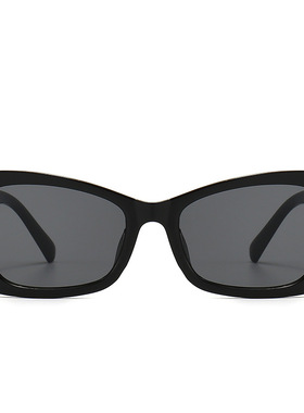 方框太阳镜女款墨镜 新款感ins宽腿镂空防紫外线太阳眼镜