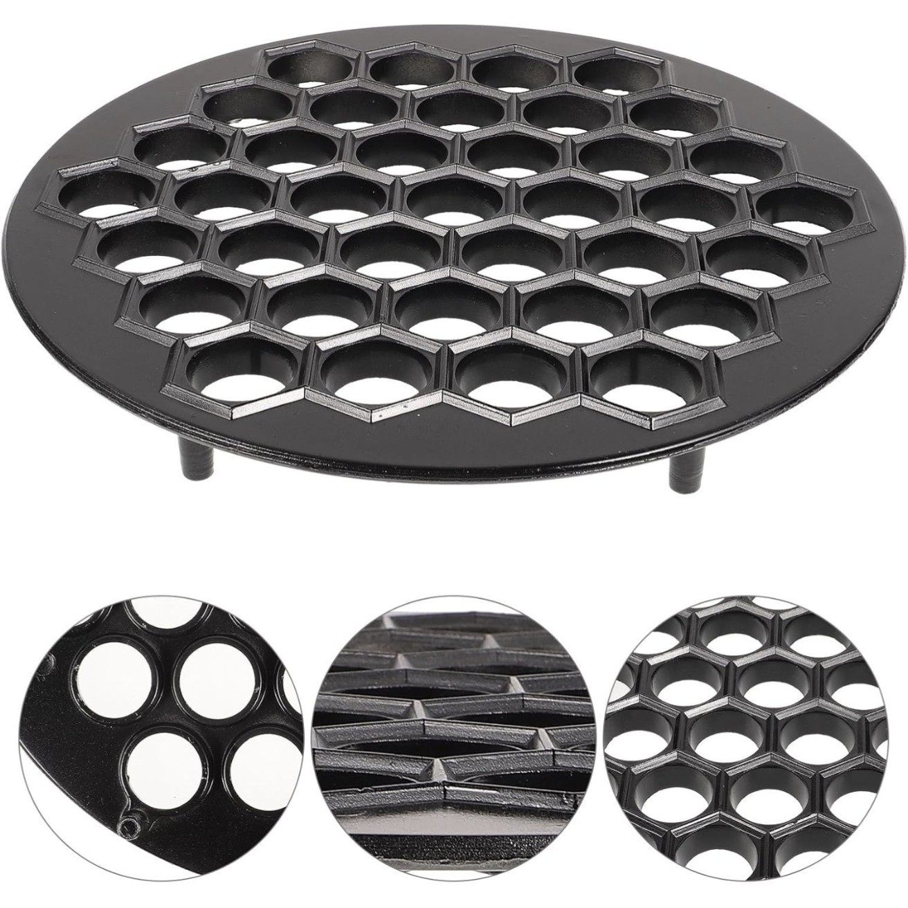 Dumpling Mold 37-Hole Aluminum Alloy Dumpling Mold Lazy Dumpling Making Artifact Kitchen Gadget Factory Direct Sale