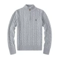 Twist half-height zipper light gray [little dark horse]