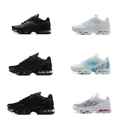 Shoes Men's Summer Plus 3Rd Generation Sports Shoes Increased Round Toe European and American Station Foreign Trade Tn Shoes Fashionable and Easiest for Match Running Shoes