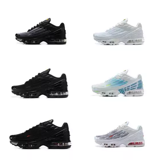 Shoes Men's Summer Plus 3Rd Generation Sports Shoes Increased Round Toe European and American Station Foreign Trade Tn Shoes Fashionable and Easiest for Match Running Shoes