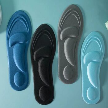 Self-produced 4D arch men's and women's sports insoles comfortable deodorant padded memory cotton casual insoles a generation of hair