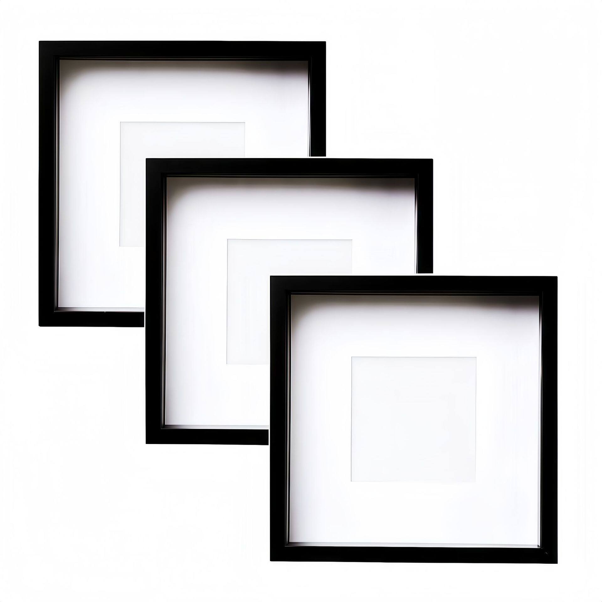 Three-Dimensional Hollow 3cm Square Photo Frame 12inch A4A3 Handmade DIY Dried Flower Butterfly Specimen Blind Box Storage Picture Frame