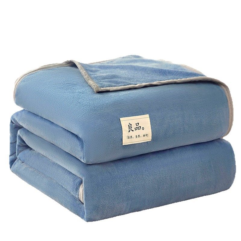 New Plaid milk velvet blanket thickened gift blanket sofa blanket nap blanket flannel blanket group purchase wholesale